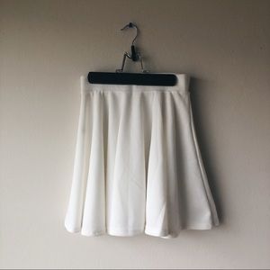 White Skater Skirt